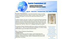 Desktop Screenshot of enotriatranslations.com